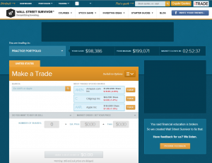 Practice stock trading