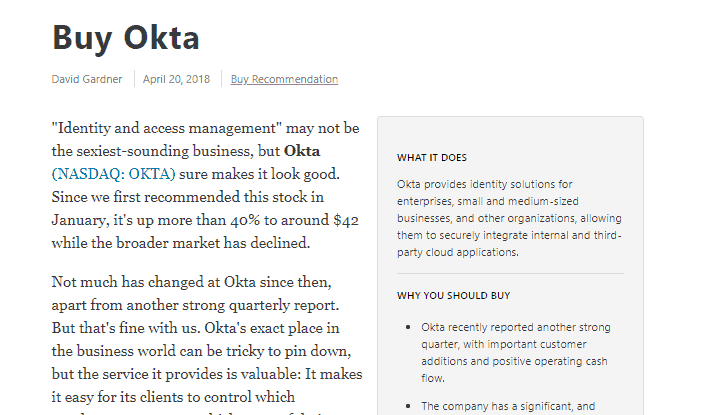 okta stock buy