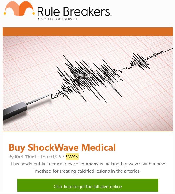 rule breakers stock pick swav