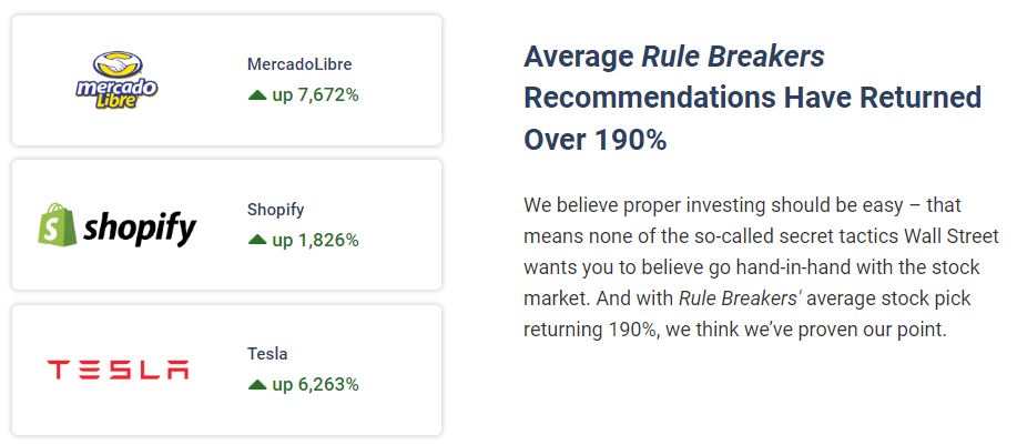 rule breakers biggest stock picks January, 2023