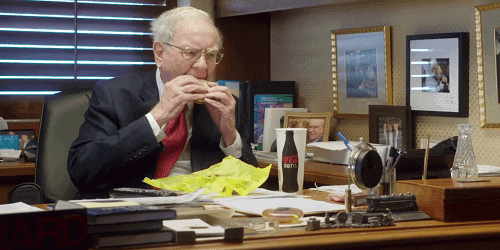 Warren Buffet Eating
