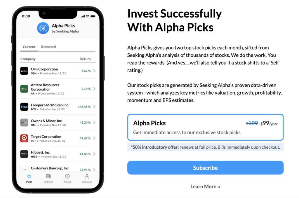 alpha picks review
