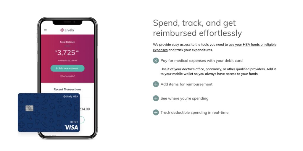 Lively HSA Review Card