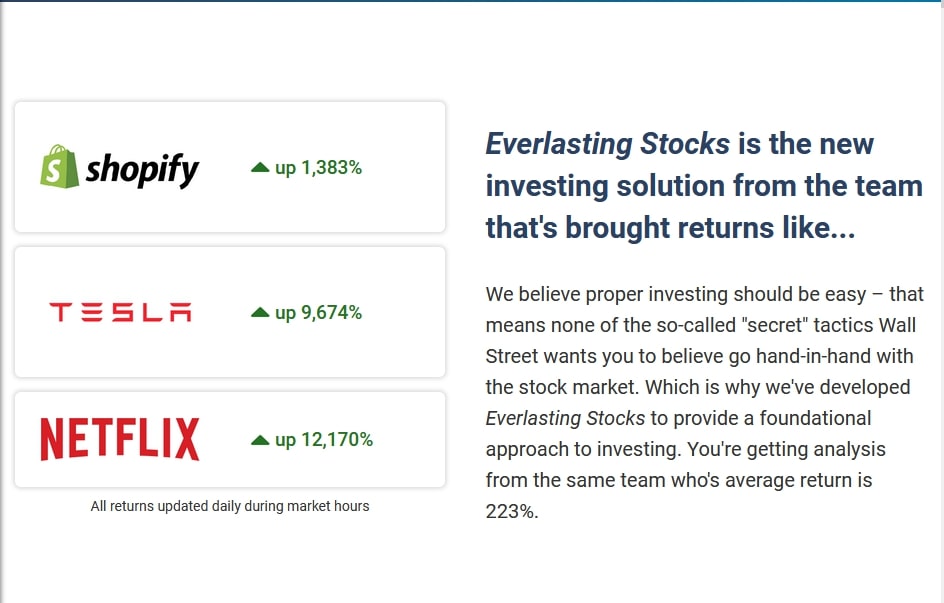 Everlasting Stocks Returns