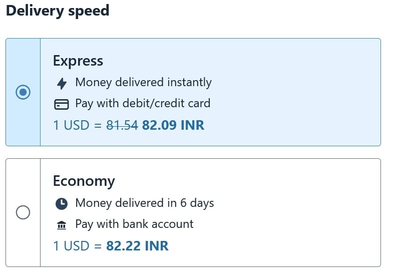 india money transfer