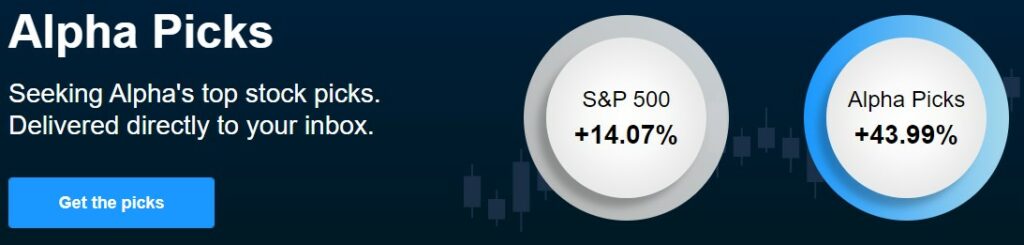 Seeking Alpha's Alpha Picks Service