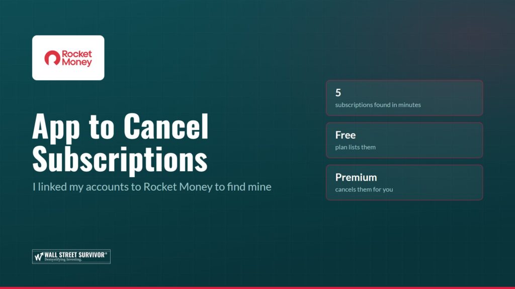 app to cancel subscriptions