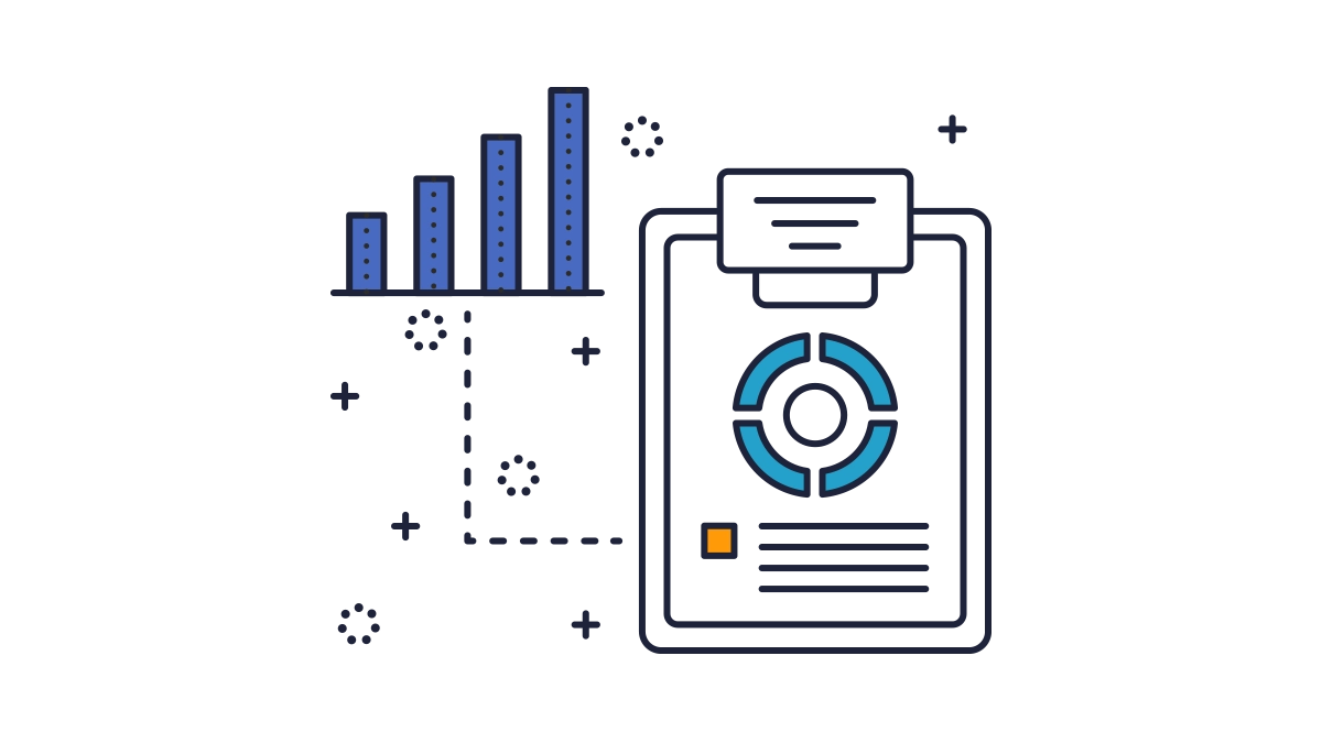 Chart stocklines Graphic