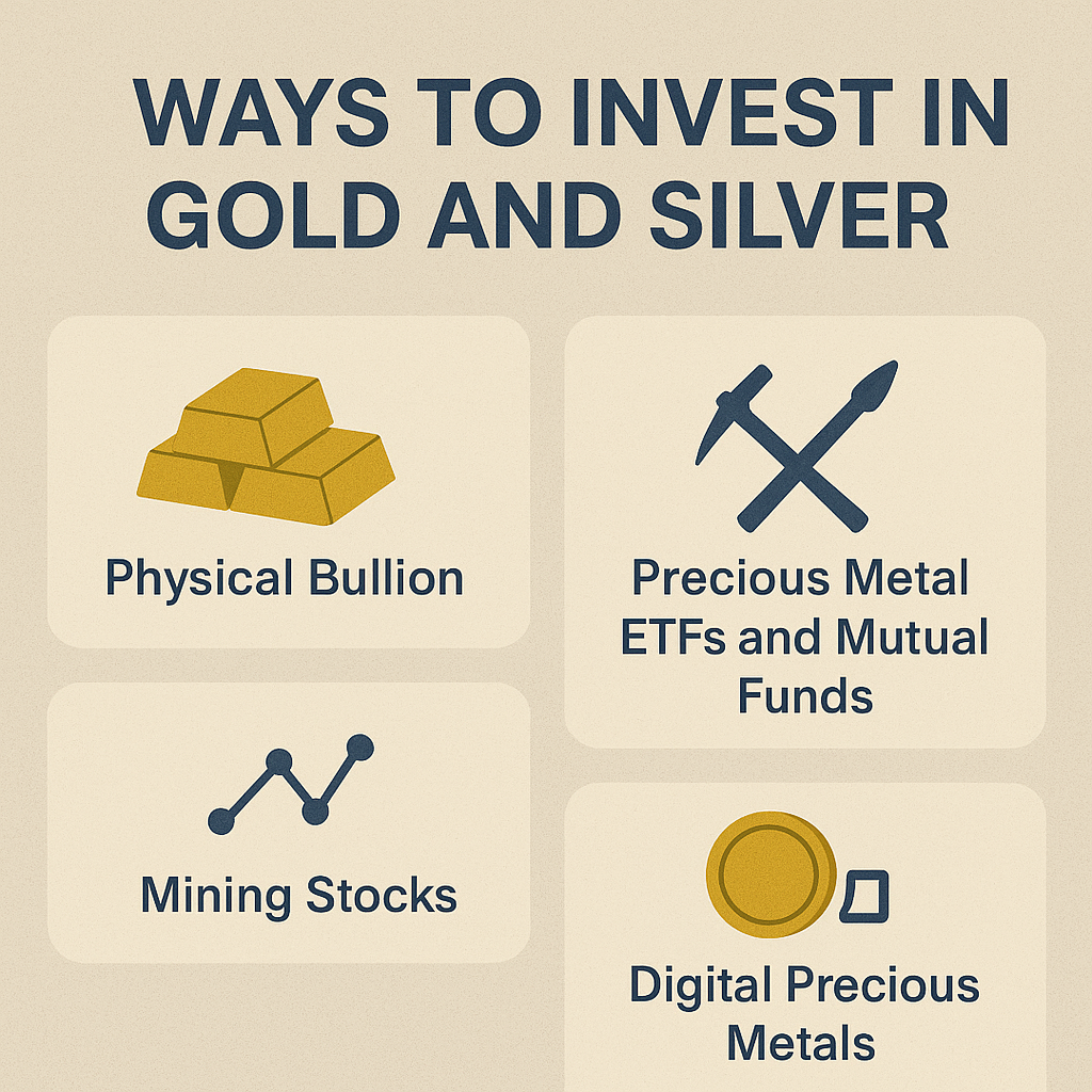 Ways to Invest in Gold and Silver