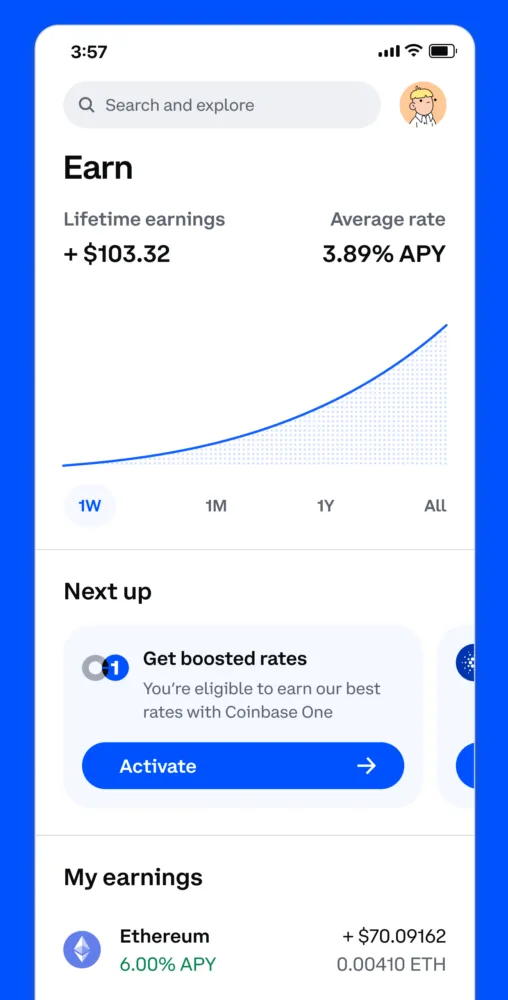 Coinbase Earn