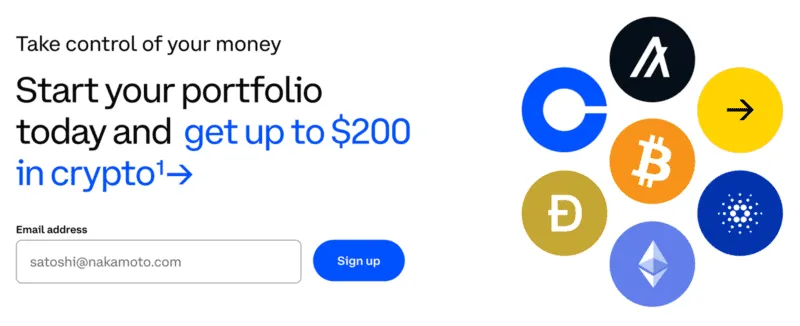 Take control of your money with Coinbase