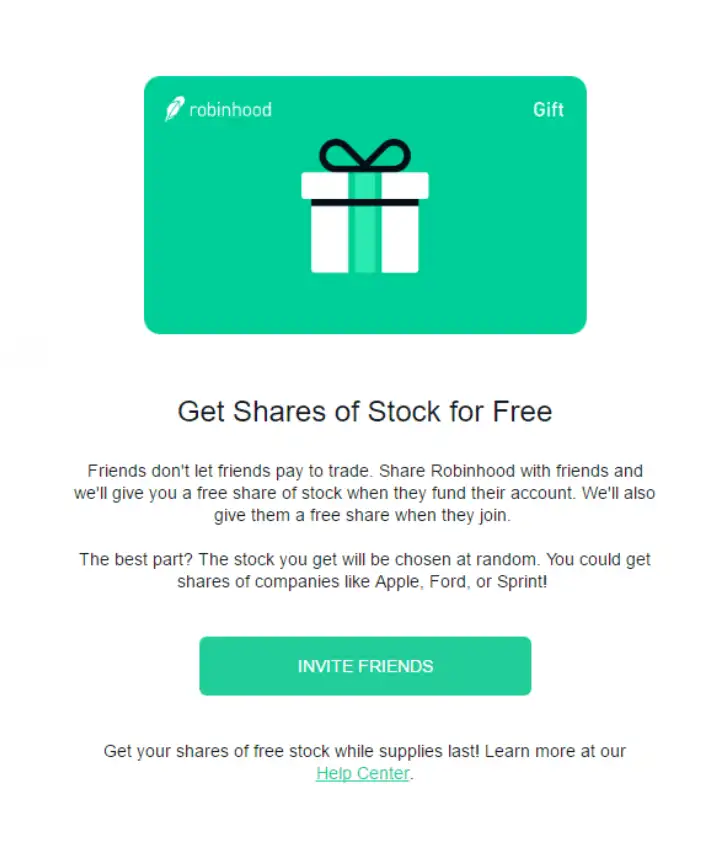 Free Shares Robinhood