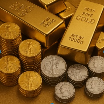 gold and silver