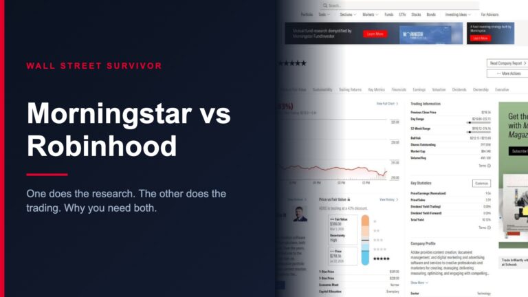 morningstar vs robinhood
