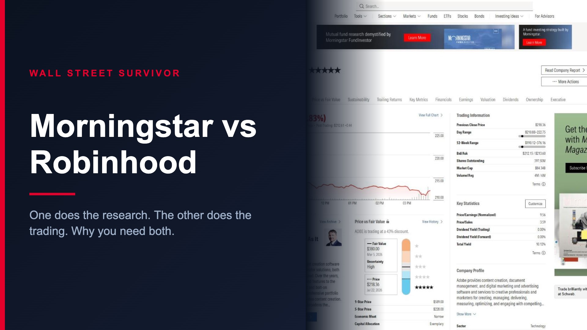 Morningstar vs Robinhood: Do You Need One or Both?