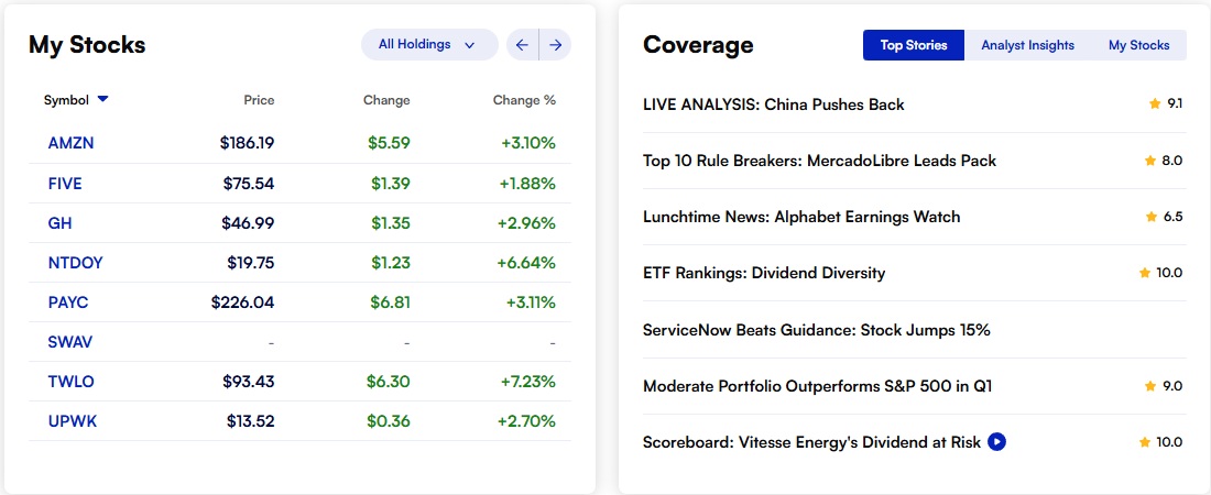 motley fool my stocks