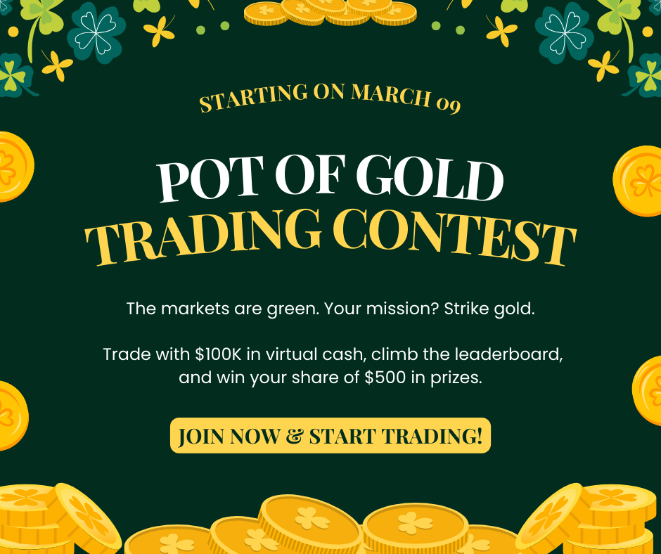 St. Patrick’s Pot of Gold Stock Trading Contest – Strike It Rich!