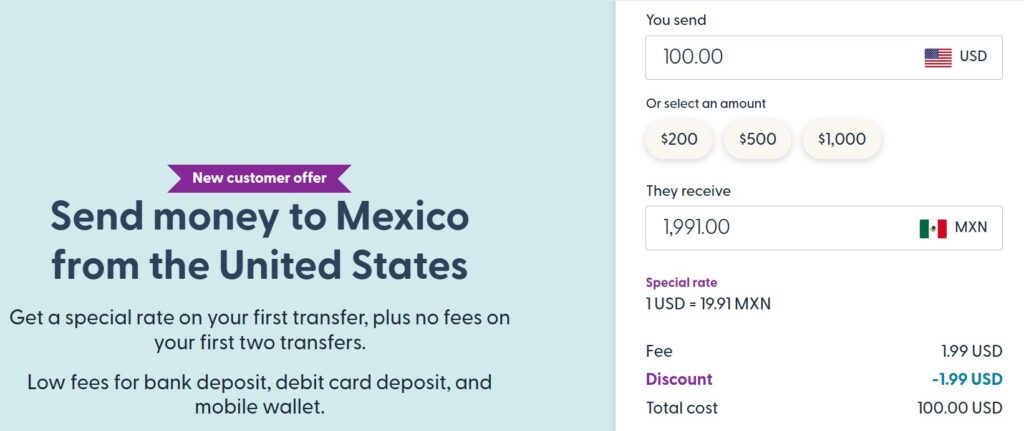 Remitly Mexico Transfers