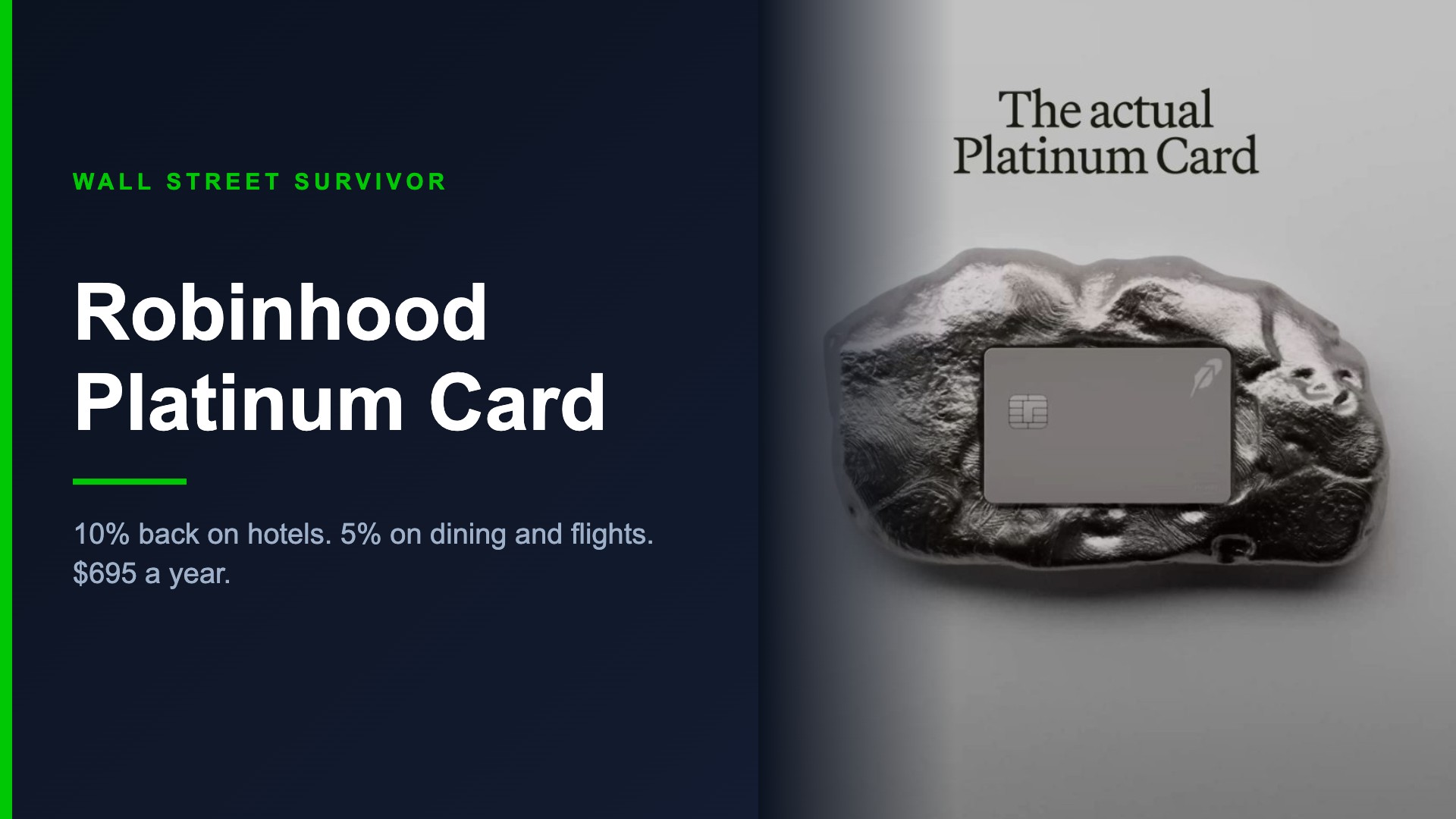 Robinhood Platinum Card Review: Is It Worth 5 a Year?