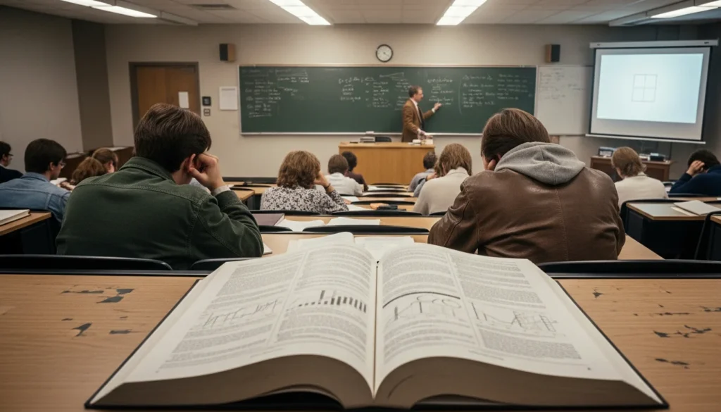 traditional finance class lecture hall