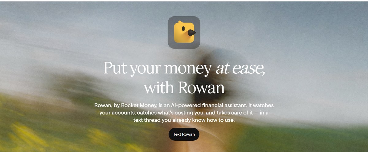Rowan by Rocket Money, the AI assistant included with the Premium+ tier