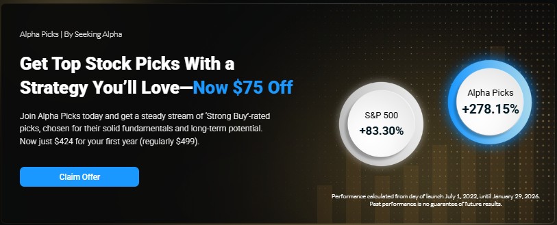 Seeking Alpha Picks discount 2026