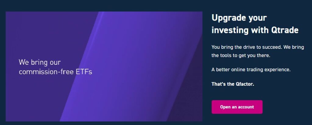 Qtrade Open an Account
